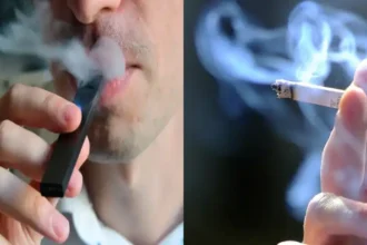 Vapes and cigarettes, cancer risks, smoking